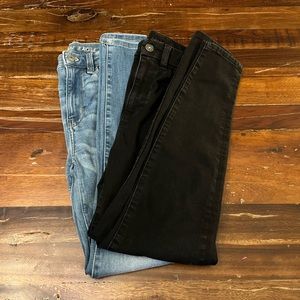 Lot 2S&2R American Eagle Skinny Jeans Never Worn